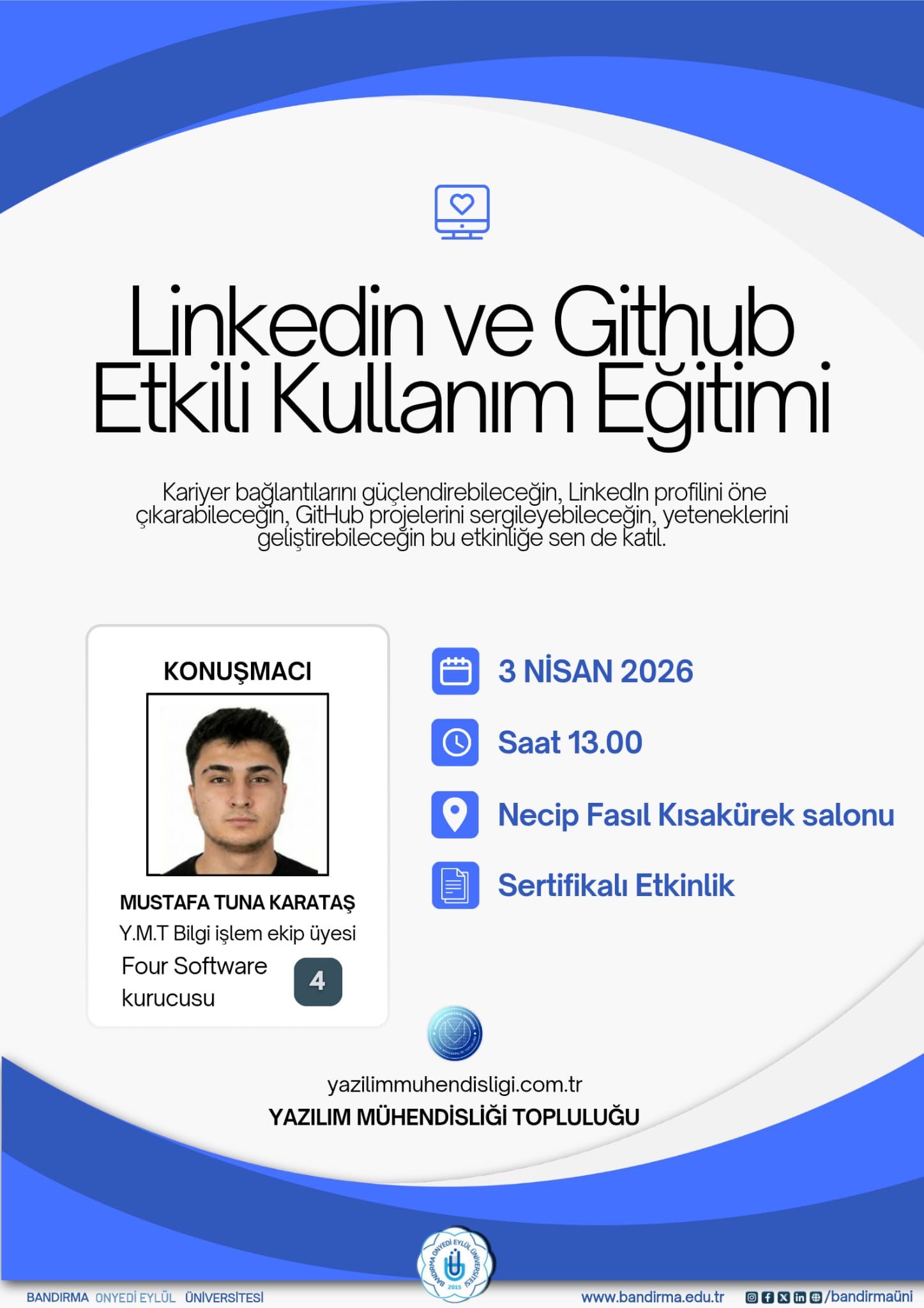 GitHub ve LinkedIn Etkili Kullanım Eğitimi